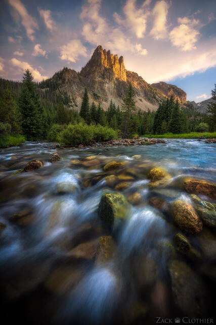 Beartooth mountains sunset, Red Lodge, Montana