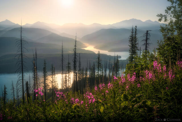 Great Bear Wilderness sunrise, northwestern Montana