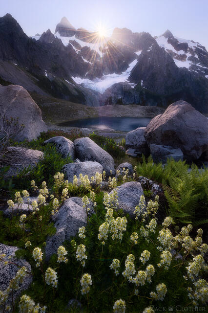 Mount Shuksan and Lake Anne at sunrise, Mount Baker Wilderness, Washington