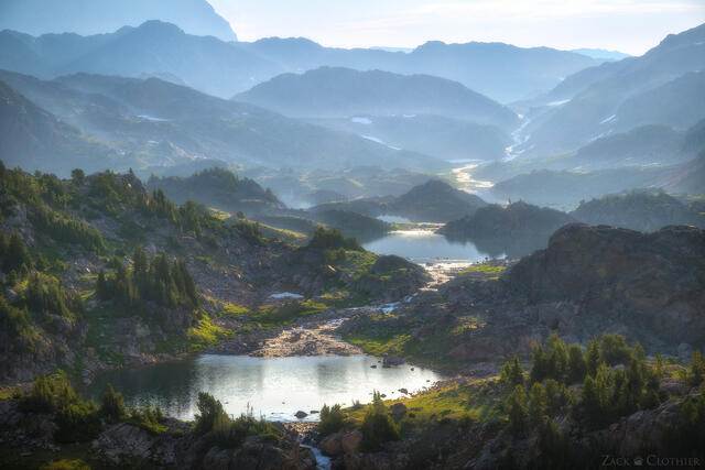 Sky Top Creek morning, Absaroka-Beartooth Wilderness, Montana