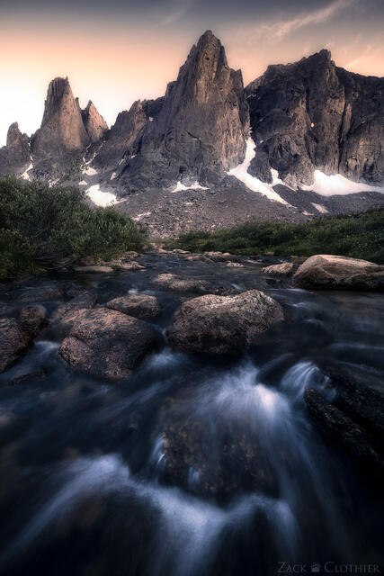 Warbonnet Peak in the Cirque of the Towers, Wind River Range, Wyoming