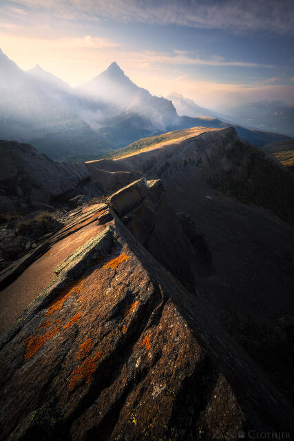 Storm Mountain in Banff at sunset, Banff National Park, Alberta Canada