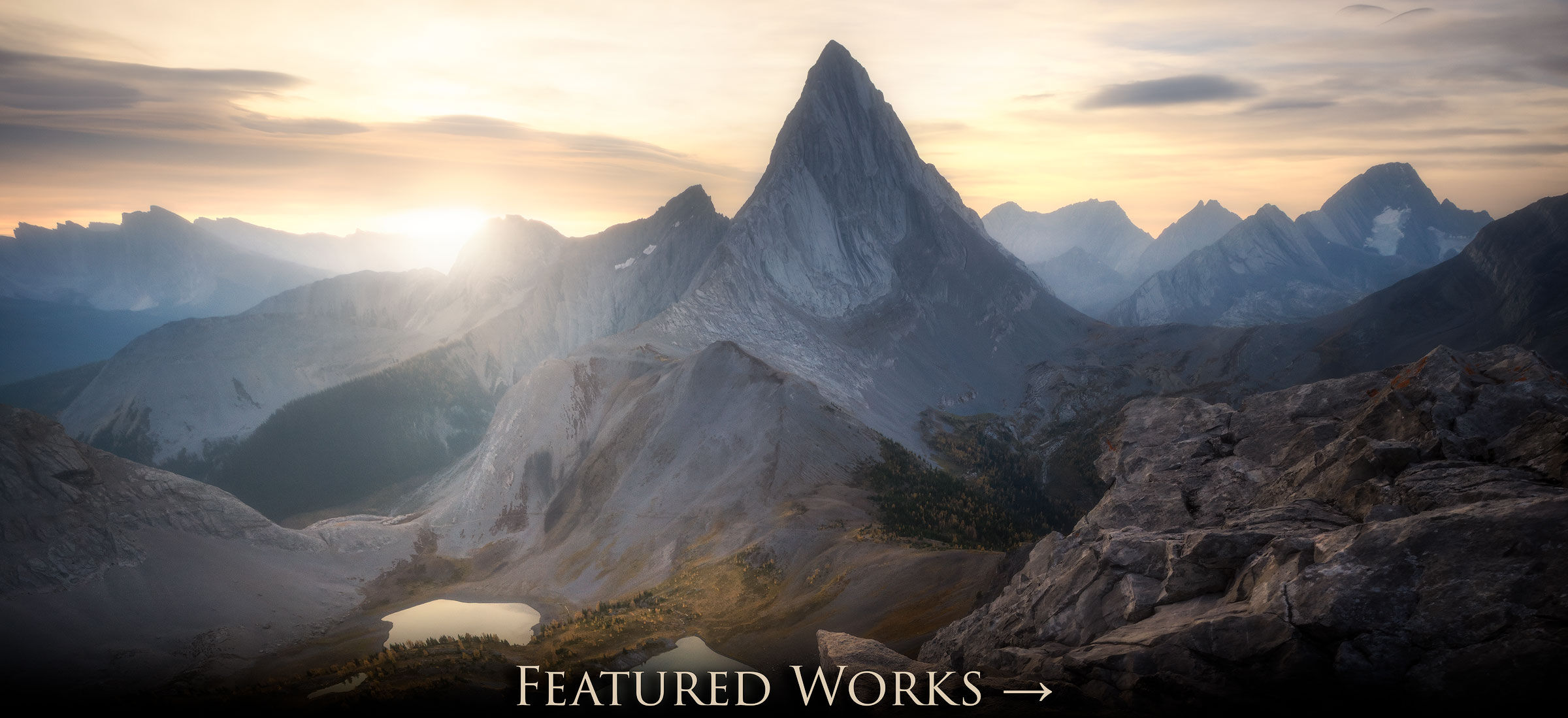 Sunrise over Kananaskis Country